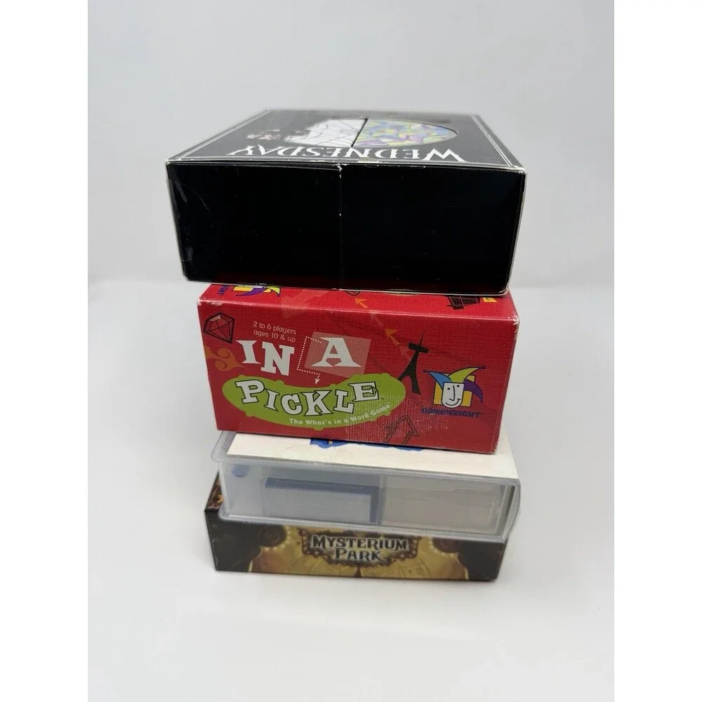 4 Family / Party Board Games (10-12+, 2-4+ Player) In A Pickle, Etc. - COMPLETE